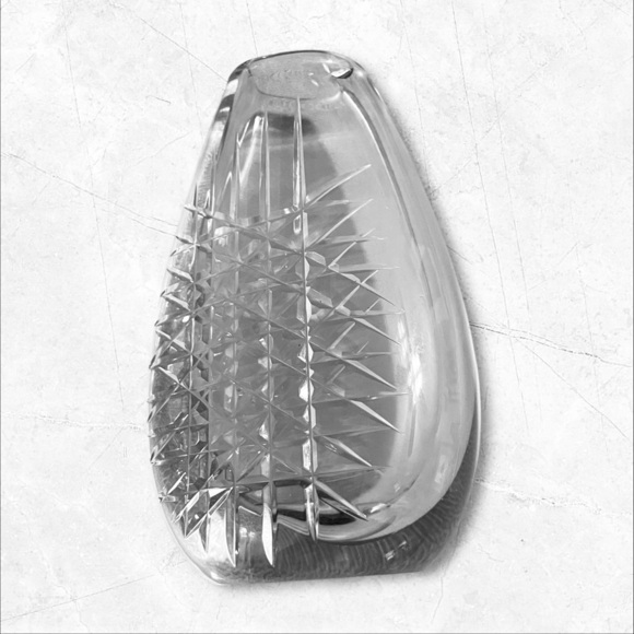 EARLY VINTAGE ARTIST SIGNED ORREFORS VASE 3658/4 TEARDROP ART GLASS VASE 7.25” - Picture 3 of 11